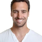 portait handsome spanish guy happy his life 32432051